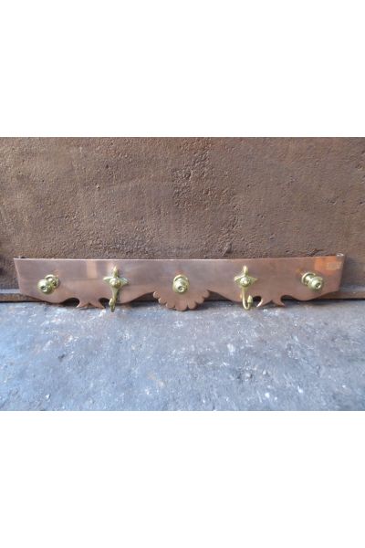 Art Nouveau Ophang Rek Haardgereedschap
