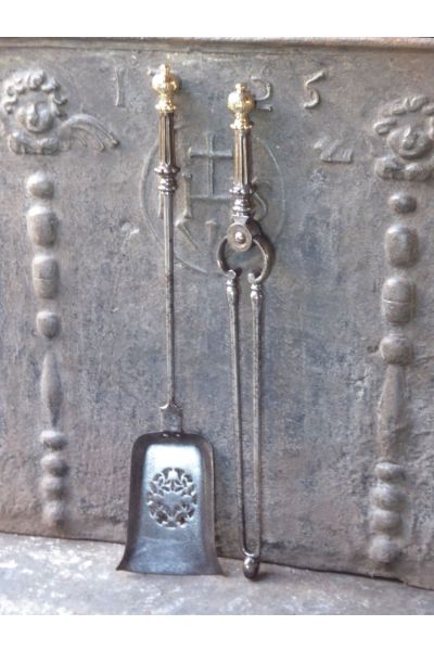 Groot Antiek Engels Haardstel