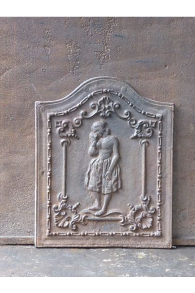 Haardplaat 'Vrouw'