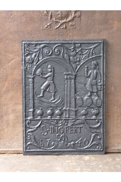 Haardplaat 'Gotisch'