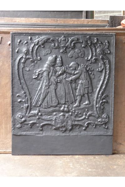 Louis XV Gietijzeren Plaat