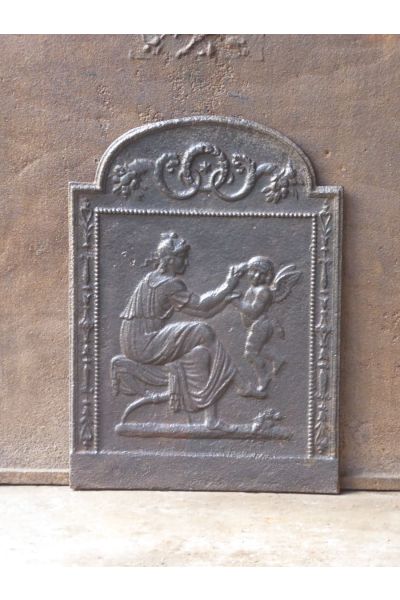 Haardplaat 'Cupid en Venus'