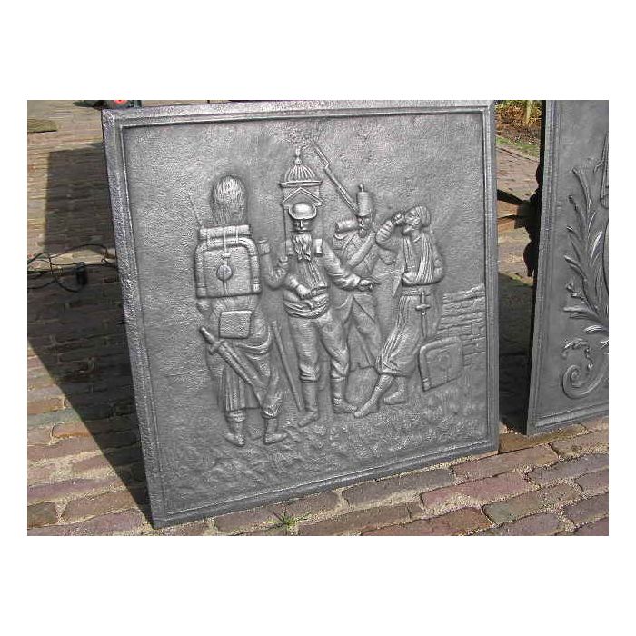 Haardplaat De soldaten