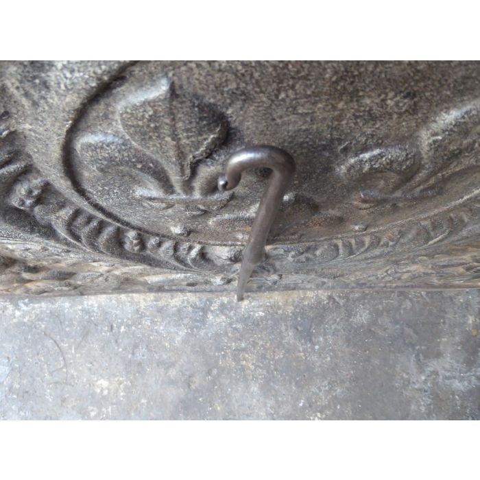 Antieke Engelse Kachelpook van Smeedijzer 